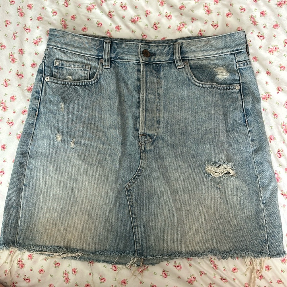 Denim skirt